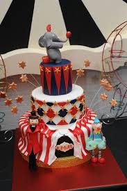 Circus Cake Circus Party Circus Theme Party Elephant Cake Sirk Temali Pasta Siek Pasta Fil Pasta 1 Yas Pastasi