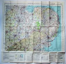 Helicopter Aeronautical Chart Uk In Post Ww2 Raf Flight