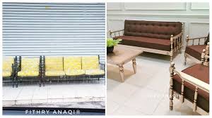 We sell furniture,including new dining set,sofa,relax chairs and also rejected marble table.for more. Foto Jangan Buang Kerusi Terpakai Lusuh Lelaki Ini Ubahsuai Jadi Sofa Moden Dan Cantik Yoy Network