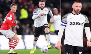 Rooney will play one division below the premier league in the english championship for derby county. Wayne Rooney Impresses On Derby County Debut With Brilliant Assist In 2 1 Win Over Barnsley Daily Mail Online