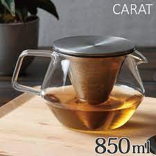 キントー kinto ティーポット carat 850ml 耐熱ガラス製 紅茶ポット 急須 ガラスポット ポット ガラス 食洗機対応 茶こし付 ステンレス 233163 インテリアパレットヤフー店 通販 yahoo ショッピング ティーポット 紅茶ポット ガラス ポット