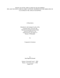 Maybe you would like to learn more about one of these? Esu And The West African Griot As Poetic Electronic Thesis And