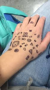 Drawing On My Hand Sharpie Tattoos How To Draw Hands Sharpie Drawings