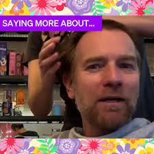Ewan McGregor's latest role? Real-life hero. 💚 The beloved actor has  shaved his head in support of Macmillan Cancer Support, standing in  solidarity with those battling cancer. Emphasising that cancer has affected