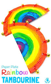 Check out top brands on ebay. Rainbow Paper Plate Tambourine Craft Kids Craft Room