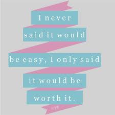 I Never Said It D Be Easy Inspirational Words Words Scrabble Words