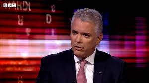 Iván Duque sobre las elecciones en Colombia: "Si pudiera presentarme,  estaría en la pelea y sería reelegido" - BBC News Mundo