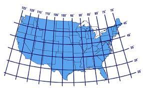 I would like to create a variable that shows the respective u.s. Basic Map Reading Latitude Longitude
