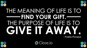 Edith eger has worked with veterans, military personnel, and victims of physical and mental trauma. Sales Motivation Quote The Meaning Of Life Is To Find Your Gift Youtube