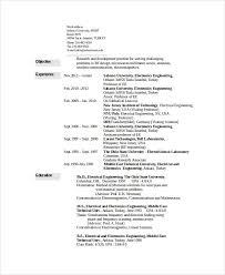 Although resume objectives have largely become replaced by career summaries, there are still times when they are worth including. 6 Electrical Engineering Resume Templates Pdf Doc Free Premium Templates
