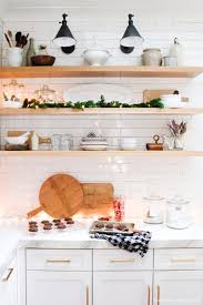 Image result for light rail on shaker cabinets cabinet molding. Christmas In Our Cozy Kitchen Modern Glam Interiors