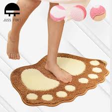 Keset kamar mandi sangat penting untuk menjaga lantai tetap kering. Kaki Besar Bentuk Lucu Masuk Keset Berkelompok Keset Kamar Mandi Non Slip Karpet Kamar Mandi Lantai Mat Super Lembut Serat Karpet Dekorasi Rumah Matras Keset Aliexpress