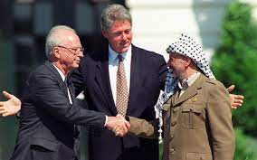 Rabin and arafat shake hands. Oslo By J T Rogers Looks Behind Rabin And Arafat S Handshake The New York Times