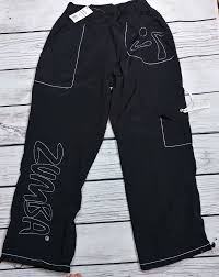 Zumba Wear Pants Classic Cargo Size Xxl Black Mz8 Pockets