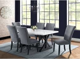 At the time of delivery, your furniture will be brought to the room of your choice, assembled, and we will remove the packaging materials when we are done. Elements International Tuscany 7 Piece White Charcoal Dining Set Ctc107dtc 6x130sc Miskelly Furniture