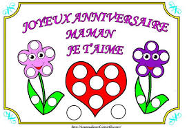 Joyeux Anniversaire Maman En Couleur Pour Gommettes Joyeux Anniversaire Maman Coloriage Anniversaire Anniversaire Maman