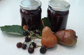 Brombeer Birnen Marmelade Rezept Marmelade Birnenmarmelade Und Brombeeren