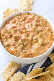 This slow cooker rotel cheese dip recipe is made with just 4 simple ingredients: Rotel Dip Only 3 Ingredients All Things Mamma