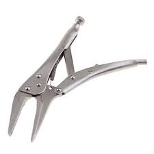 I've written about vice rack more here if you're worried, but a good bit of suede lining goes a long way. Pliers Aa Pro 9 Long Needle Nose Mole Locking Vise Vice Grips Jaw Locking Hold Clamp Yaguesa Es