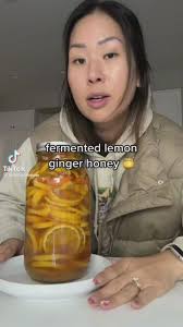 Fermented Lemon Ginger Honey