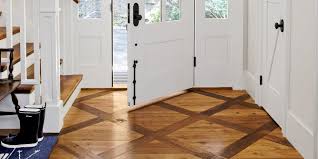 Amtico signature cornish oak in parquet laying pattern with myron motif, from £70 a sq metre, amtico. Hardwood Floor Designs Hardwood Floor Ideas Hardwood Floor Trends