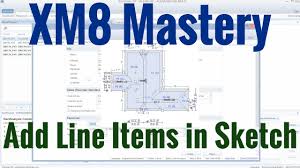 Contact engineering drawing tutorial on messenger. Add Line Items In Sketch Youtube