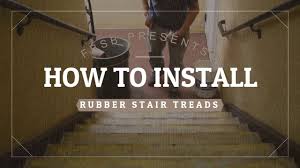It will add a shiny look to your property with excellence decoration and perfection to them. How To Install Rubber Stair Treads Youtube