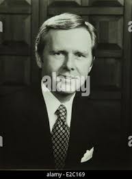 San Diego Mayor Pete Wilson is congratulated by local supporter Peggy  Foreman in downtown San Diego