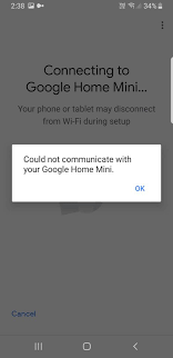 Some users said they can easily connect google home/google home mini to wifi before, but now, they can't. Solved Google Home Mini Won T Connect To Router Hub 3 Virgin Media Community 4033479