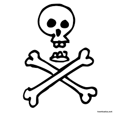 Download skull and crossbones stencil and use any clip art,coloring,png graphics in your website, document or presentation. Halloween Decoration Stencils And Templates How To A To Z
