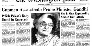 The Assassination Of Indira Gandhi Slices Of India Some