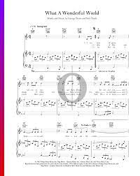 The best choral arrangements on chorus online! What A Wonderful World Sheet Music Piano Guitar Voice Pdf Download Streaming Oktav