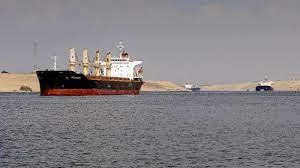 The suez canal carries about 2.5 percent of world oil output. S 9kxybdrh0obm