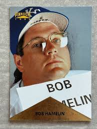 1996 Pinnacle BOB HAMELIN Royals "Worst Baseball Card All Time" Foil Card  #289