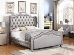 We showcase a wide selection of bedroom furniture; Belmont Upholstered Bed Belmont Grey Upholstered Queen Bed 300824q Complete Bed Sets Price Busters Furniture