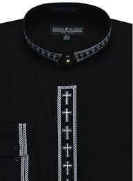 Make a plush rabbit aka a wumpling. Men S Banded Collar Embroidered Shirt In Black White Men S Fashion