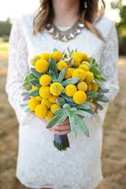 60 Cheerful Billy Balls Yellow Wedding Ideas Yellow Wedding Flowers Spring Wedding Flowers Flower Bouquet Wedding