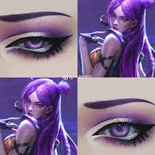 Dany Garcia Dany Garcia Comparti El Lbum Lol K Da Eyes Makeup Makeuptips Makeupproducts Eyebrowmak Anime Eye Makeup Anime Cosplay Makeup Anime Makeup