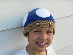 Crochet Mushroom Beanie