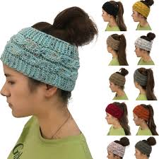 2019 Dhl Free Knitted Crochet Headband Women Winter Sports Headwrap Hairband Turban Head Band Ear Warmer Women Cap Headbands From Gift_wholesale