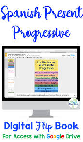Introduce Or Review Spanish Present Progressive Verbs With This Google Drive Resource Great To I Spanish Curriculum Spanish Lessons Spanish Teaching Resources