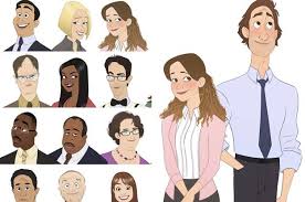 An Artist Animated The Office Characters And They Re All Truly Amazing The Office Characters Office Cartoon Office Cast