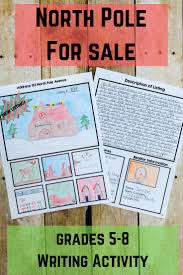North Pole For Sale Christmas Writing Activity Print And Digital Christmas Writing Activities Christmas Writing Creative Writing Activities