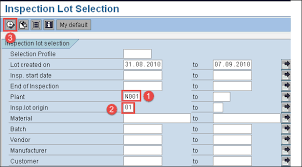 sap qm incoming raw material inspection procedure migo qa32