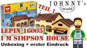 742 evergreen terrace is the street address most frequently attributed to the simpson family home in the animated sitcom the simpsons and in the 2007 feature film the simpsons movie. Lepin 16005 Das Simpsons Haus Unboxing Und Erster Eindruck Review Auf Deutsch Youtube