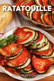 Ratatouille Is A Simple Yet Elegant Dish Of Layered Vegetables That Are Cooked Until Te In 2020 Ratatouille Recipe Easy Ratatouille Recipes Easy Vegetable Side Dishes
