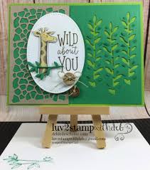 Animal Expedition Suite From Stampin Up Could Just Not Be Any Cuter Fun Dies Paper Ribbon And Stamp Set Animal Stampin Up Cards Animal Cards Kids Cards