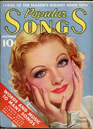 Popular Songs Magazine September 1936- Patti...