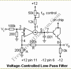 Articlvoltage Controlled Low Pass Filter With Lm13600 Ota Gif 336 327 Music From Outer Space Filters Circuit Diagram