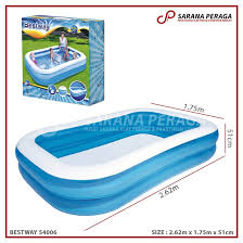 Beli kolam renang mainan online berkualitas dengan harga murah terbaru 2021 di tokopedia! Saranaperaga Kolam Renang Karet Bestway 54006 Mainan Edukasi Anak Shopee Indonesia